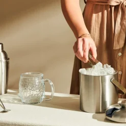 SHAKE & STIR Cubitera Con Pinzas 1,3L Acero Inoxidable