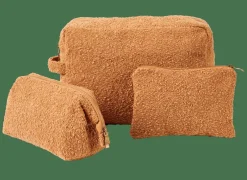 SIERA Bolsa De Maquillaje Marrón