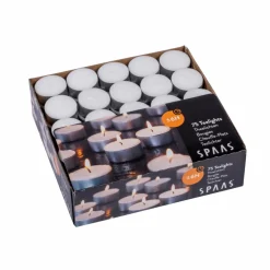SPAAS Velas Pequeñas Juego De 75 Blanco