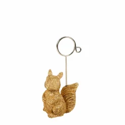 SQUIRREL Decoración Dorado