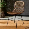 SUMATRA Silla De Comedor Negro, Marrón