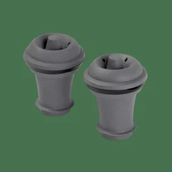 VACUVIN Tapones De Vino Juego De 2 Gris