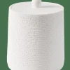 WHITE ELEGANCE Soporte De Algodones Con Tapa Blanco