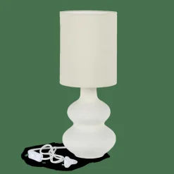 WHITESTONE Lámp. Mesa/pantalla E27 Blanco Apagado