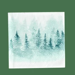 WINTERIDYLL Paquete De 20 Servilletas Verde