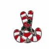 X-MAS Juego Horno 4 Partes Espátula Con 3 Moldes Dorado, Multicolor