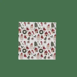 X-MAS VIBE Paquete De 20 Servilletas Multicolor