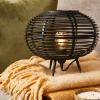 ZANZI Lámpara De Mesa E27 Negro